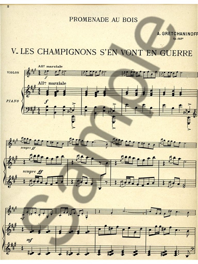 Promenade au Bois Op.143, No.5 - Le Cordier
